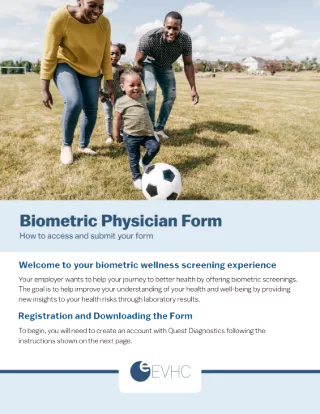 Biometric Activity Card Instructions
