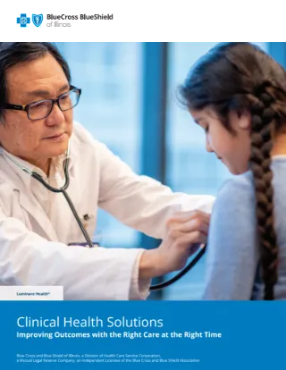 Clinical Health Solutions Sales Brochure (CHS 2.0 Tribal)