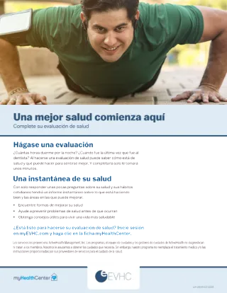 Health Assessment Flyer (Spanish)