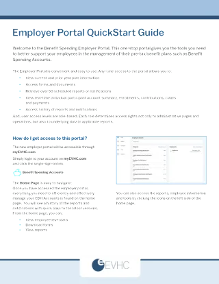 Employer Portal Quickstart Guide