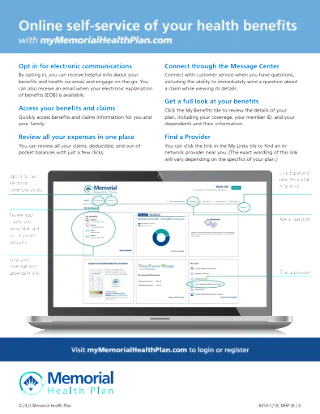 Member Portal Overview Flyer