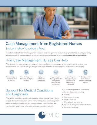 Case Management Member Flyer