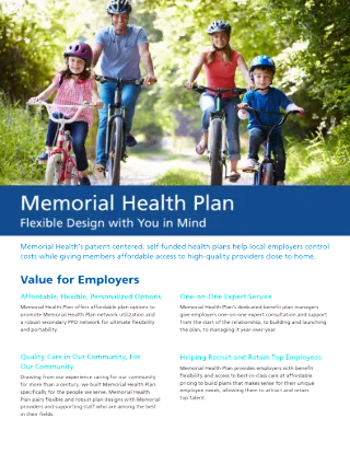 The Value of Memorial Health Plan