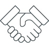 Shaking hand