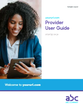 Provider User Guide