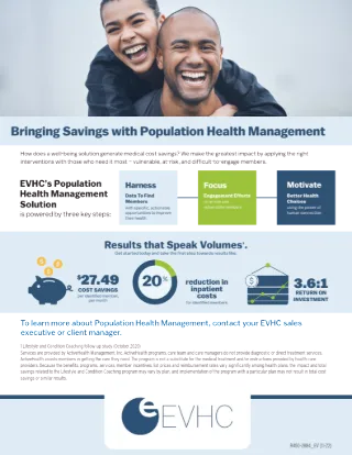 Population Health Management Savings