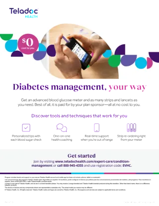 Diabetes Management at no Cost