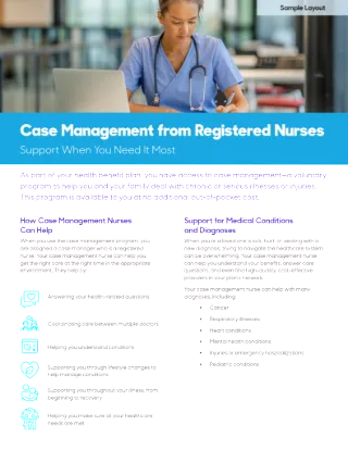 Case Management Member Flyer