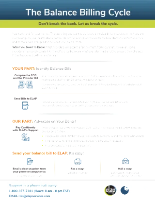 ELAP EVHC Balance Bill Flyer