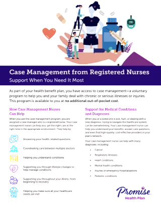 Case Management Member Flyer