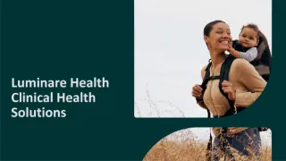 Clinical Health Solutions Package Offering Slides (1.0)