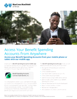 Member myLuminareHealth Accounts Mobile App Quickstart Guide
