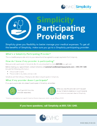 Participating Providers Member Flyer