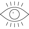 a black background with a black square
